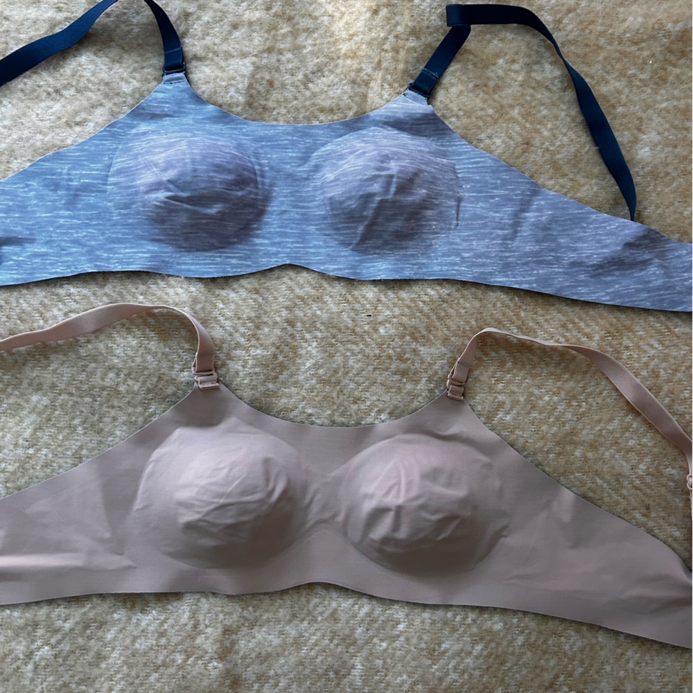 Seamless Knix Wireless Bras - 2 reversible bras